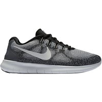 Nike Free RN 2017 Women's Running Shoes - Wolf Grey/Off White