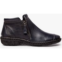 John Lewis Designed For Comfort Yale Double Zip Shoe Boots - Baltic