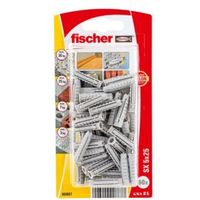 Fischer Nylon Solid Wall Plug Pack Of 50 - 4006209908877