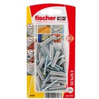 Fischer Nylon Solid Wall Plug Pack Of 25 - 4006209908983