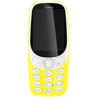 Nokia 3310 Mobile Phone, 16MB, 2G, 2.4 QVGA - Yellow