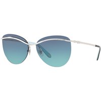 Tiffany & Co TF3057 Cat's Eye Sunglasses - Silver/Blue Gradient