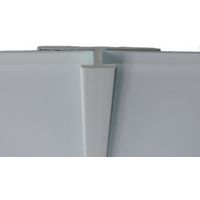 Splashwall White Shower Panellling Straight H Joint (L)2440mm (T)4mm - 5060045036254