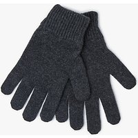 John Lewis Made In Italy Cashmere Gloves - Charcoal