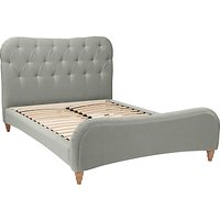 Brioche Bed Frame By Loaf At John Lewis In Clever Velvet, Super King Size - Smoky Grey