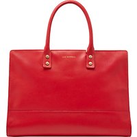 Lulu Guinness Daphne Smooth Leather Medium Shoulder Bag - Red