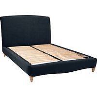 Fudge Bed Frame By Loaf At John Lewis In Clever Velvet, Double - Liquorice Grey