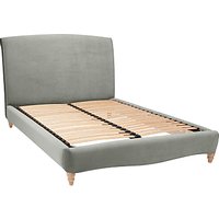 Fudge Bed Frame By Loaf At John Lewis In Clever Velvet, Double - Smoky Grey
