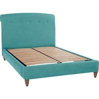 Peachy Bed Frame By Loaf At John Lewis In Brushed Cotton, King Size - Peacock