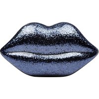 Lulu Guinness Perspex Lips Clutch Bag - Midnight