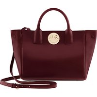 Hill And Friends Happy Mini Leather Tote Bag - Oxblood