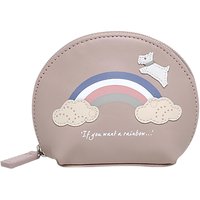 Radley Rainbow Leather Small Coin Purse - Pale Pink