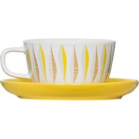Magpie Form Cup And Saucer, 222ml - Yellow