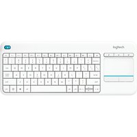 Logitech Wireless Touch K400 Plus Keyboard - White