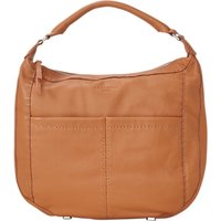 Liebeskind Yonkers Milano Leather Heavy Stitch Hobo Bag - Cognac