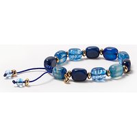 Lola Rose Angel Bracelet - Blue Rock Crystal/Inky Blue Agate