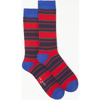 Ted Baker Birdee Stripe Golf Socks, One Size - Red