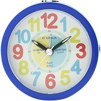 London Clock Company Tell The Time Alarm Clock - Blue