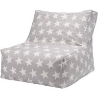 Great Little Trading Co Washable Bean Bag Chair - Grey Star