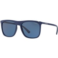 Emporio Armani EA4095 Square Sunglasses - Matte Navy/Blue