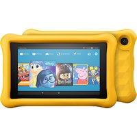 Amazon Fire 7 Kids Edition Tablet With Kid-Proof Case, Quad-core, Fire OS, Wi-Fi, 16GB, 7 - Yellow