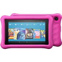 Amazon Fire 7 Kids Edition Tablet With Kid-Proof Case, Quad-core, Fire OS, Wi-Fi, 16GB, 7 - Pink