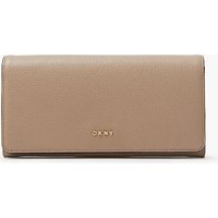 DKNY Chelsea Pebbled Leather Large Purse - Buff