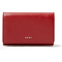 DKNY Sutton Textured Leather Medium Carryall Purse - Scarlet Red