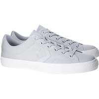 Converse Star Player OX Plain Canvas Trainers - Light Grey