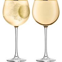 LSA International Sorbet Wine Glass, Set Of 2, 525ml - Honey