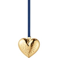 Georg Jensen Heart 2017 Tree Decoration - Gold