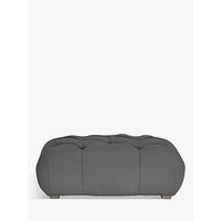 Dollop Footstool By Loaf At John Lewis - Clever Linen Meteor Grey