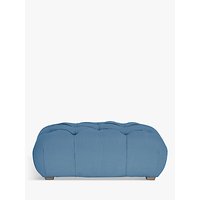 Dollop Footstool By Loaf At John Lewis - Clever Linen Easy Blue