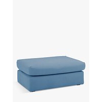 Floppy Jo Footstool By Loaf At John Lewis - Clever Linen Easy Blue