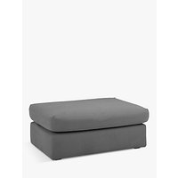 Floppy Jo Footstool By Loaf At John Lewis - Clever Linen Meteor Grey