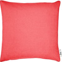 Square Scatter Cushion By Loaf At John Lewis - Clever Linen Red Coral