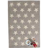 Great Little Trading Co Star Children's Rug, Large - Grey