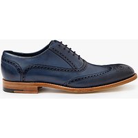 Barker Valiant Hand Painted Oxford Brogues - Navy