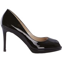 Karen Millen Peep Toe Stiletto Sandals - Black