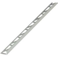Diall Silver Aluminium Straight Edge Trim - 3663602912002