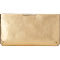 L.K. Bennett Flora Clutch Bag - Soft Gold