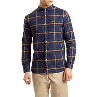 Lyle & Scott Check Flannel Shirt - Navy
