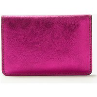 AND/OR Mila Leather Card Holder - Pink
