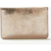 AND/OR Mila Leather Card Holder - Rose Gold
