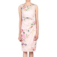 Jolie Moi Floral Print Shift Dress - Pink