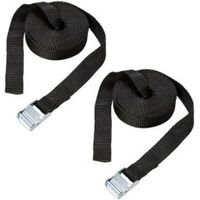 Diall Black 2.5m Cambuckle Tie Down - 3663602921370