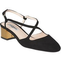 L.K. Bennett Claudette Block Heeled Court Shoes - Black
