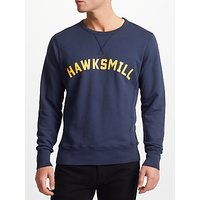 Hawksmill Denim Co Garment Dyed Sweatshirt - Blue