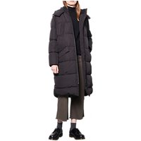 Parka London Ameile Long Quilted Parka - Black