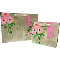 Paper Salad Floral With Love Gift Bag - Small